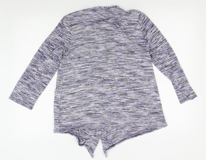 Womens UK Size 12 Lakeland Purple Cardigan Jumper