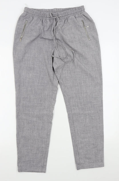 Womens UK Size 12 Atmosphere Regular Fit Chino Grey Trousers