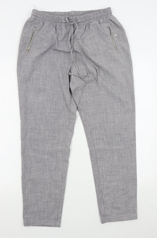 Womens UK Size 12 Atmosphere Regular Fit Chino Grey Trousers