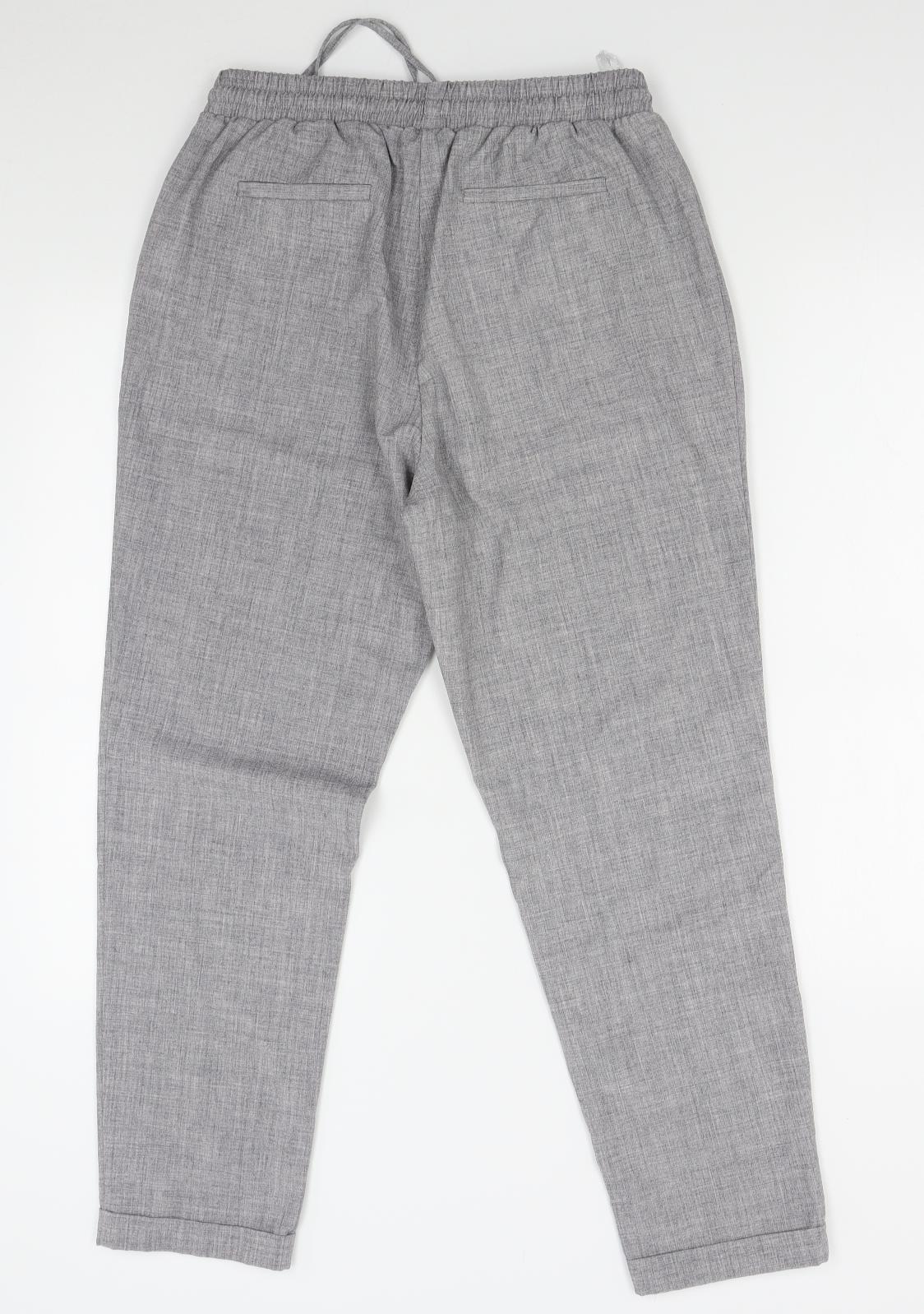 Womens UK Size 12 Atmosphere Regular Fit Chino Grey Trousers