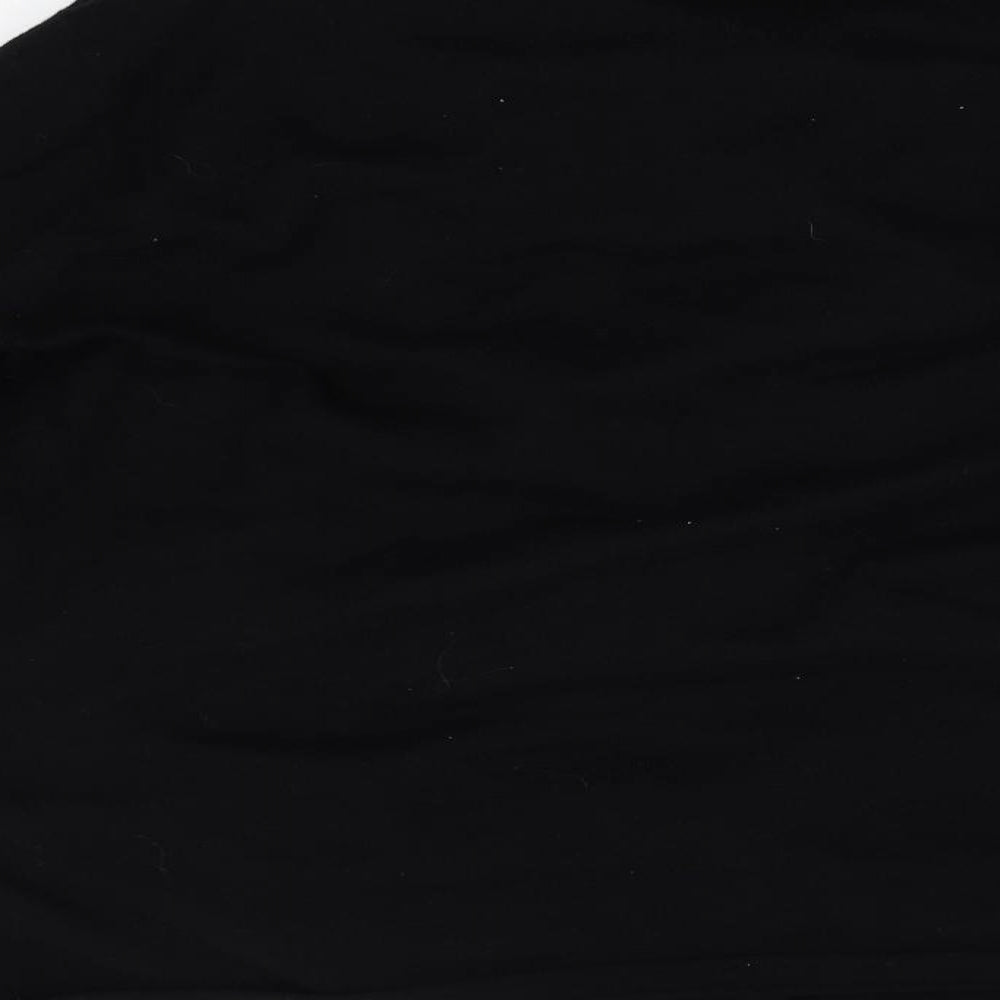 BM Womens Black   Wrap Jumper Size S