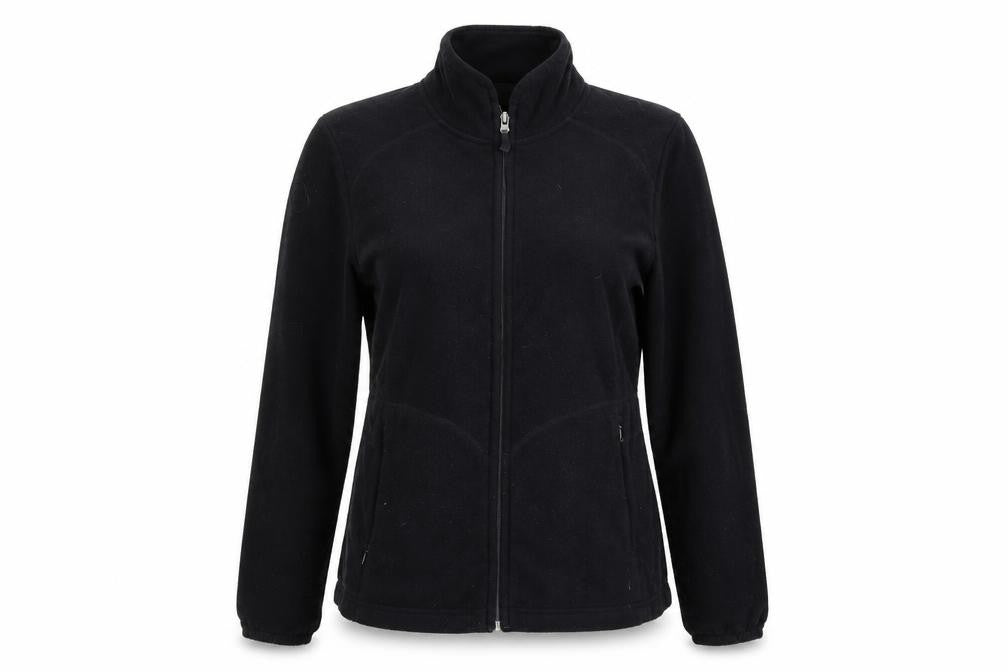 Womens Black   Full Zip Sweatshirt Size L