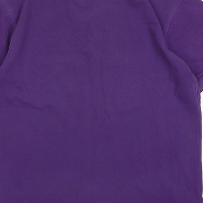 Asquith & Fox Mens Purple    Polo Size S