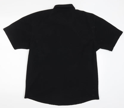 urban Spitir Mens Black    Button-Up Size L