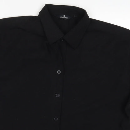 urban Spitir Mens Black    Button-Up Size L