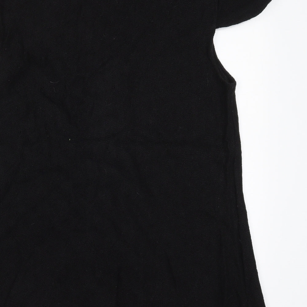 Womens UK Size M Miso Black Pullover Jumper