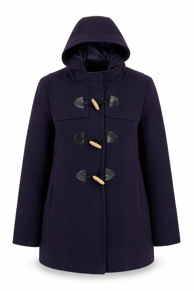 Womens UK Size 12 Dorothy Perkins Purple Pea Coat