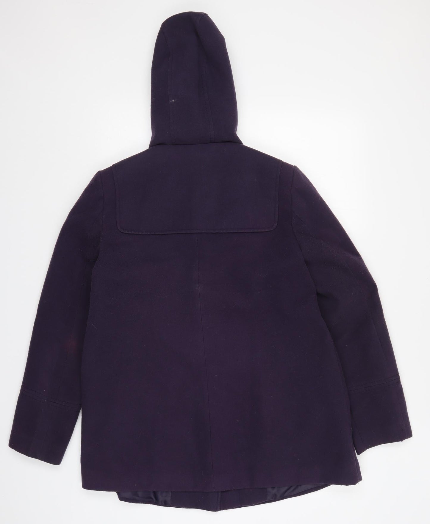 Womens UK Size 12 Dorothy Perkins Purple Pea Coat