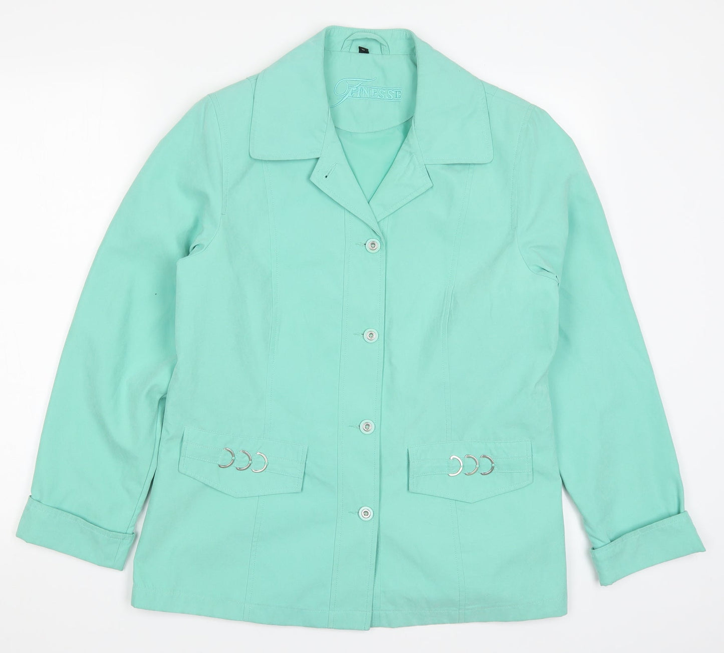 Womens UK Size 10 Finesse Green Jacket