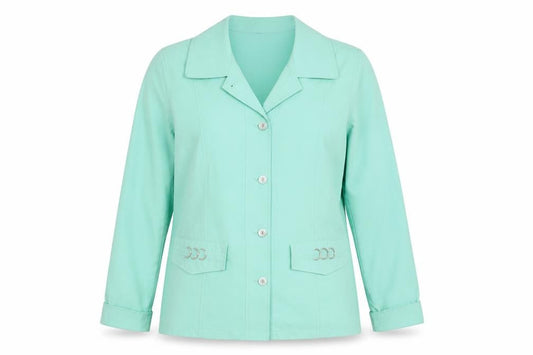 Womens UK Size 10 Finesse Green Jacket