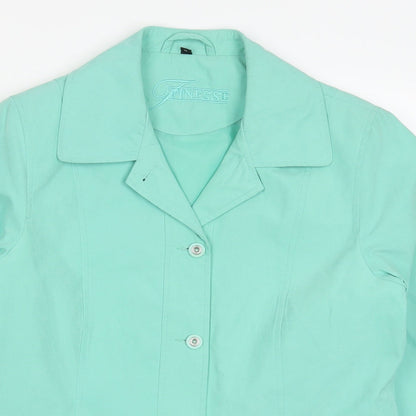 Womens UK Size 10 Finesse Green Jacket