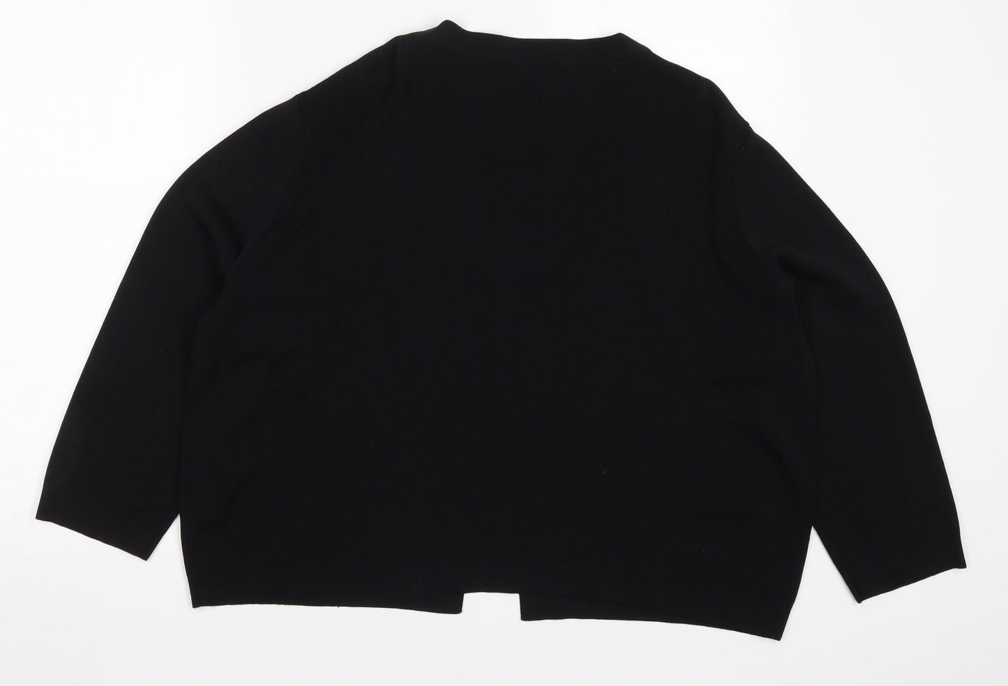 Womens UK Size XL Marks and Spencer Black Cardigan Jumper