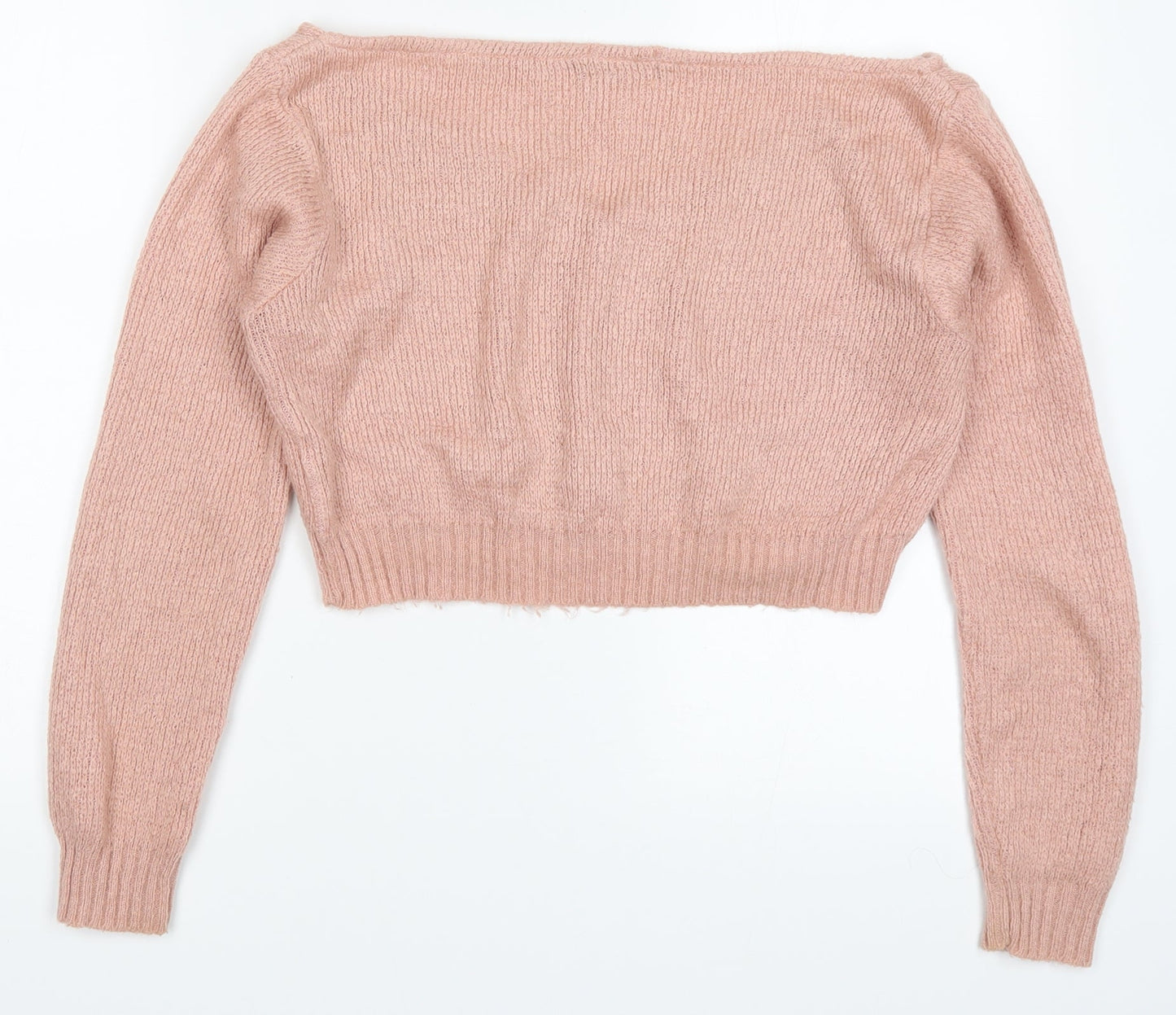 Womens UK Size M PRETTYLITTLETHING Pink Pullover Jumper