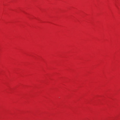 Primark Boys Red   Basic T-Shirt Size 4-5 Years  - Star Player