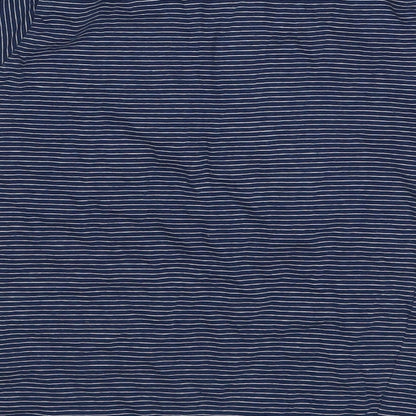 FG4 Boys Blue Striped  Basic T-Shirt Size 5-6 Years