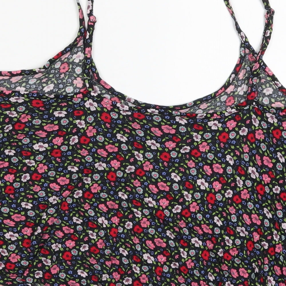 Womens UK Size 10 H&M Multicoloured Basic Tank