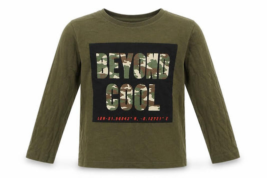 Primark Boys Green   Basic T-Shirt Size 3-4 Years  - Beyond Cool
