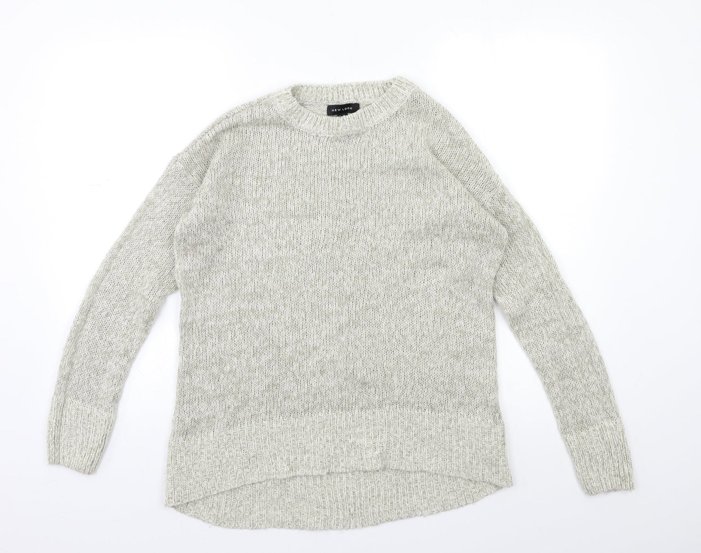 Womens UK Size S New Look Grey Pullover Jumper