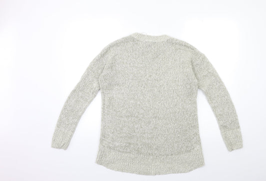 Womens UK Size S New Look Grey Pullover Jumper