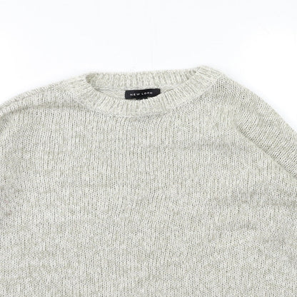 Womens UK Size S New Look Grey Pullover Jumper