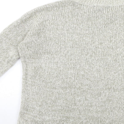 Womens UK Size S New Look Grey Pullover Jumper