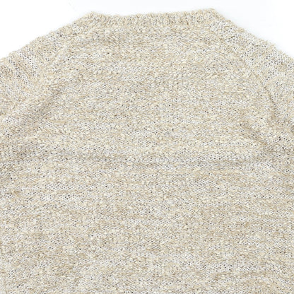 Bonmarché Mens Gold  Knit Pullover Jumper Size S