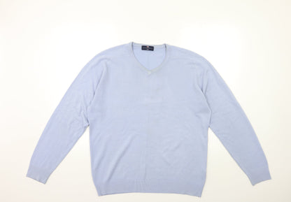 Marks and Spencer Mens Blue  Knit Pullover Jumper Size M