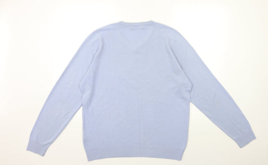 Marks and Spencer Mens Blue  Knit Pullover Jumper Size M