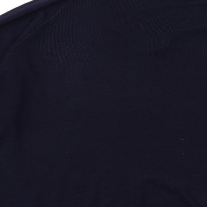 Michael Sehgal Mens Blue  Knit Pullover Jumper Size XL