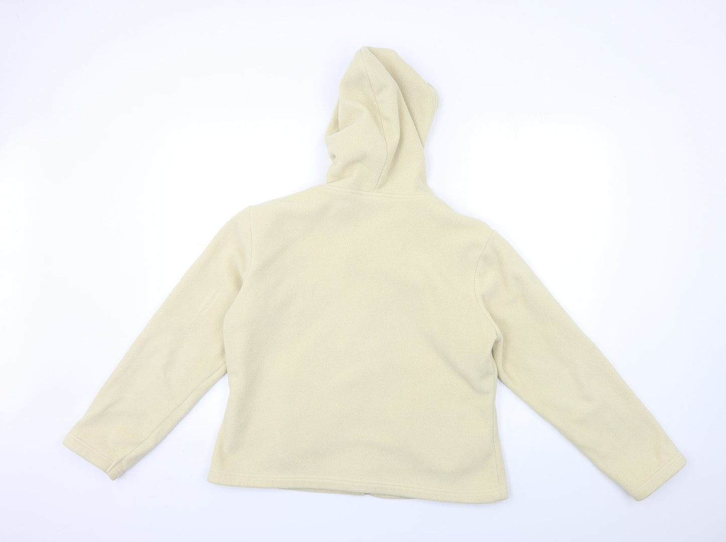 Papaya Womens Beige  Fleece Jacket  Size 12