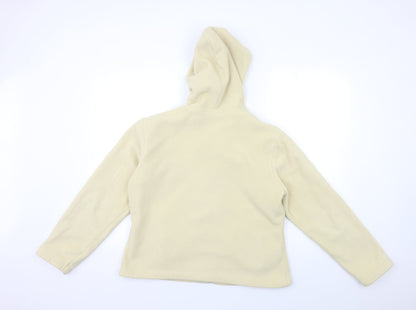 Papaya Womens Beige  Fleece Jacket  Size 12