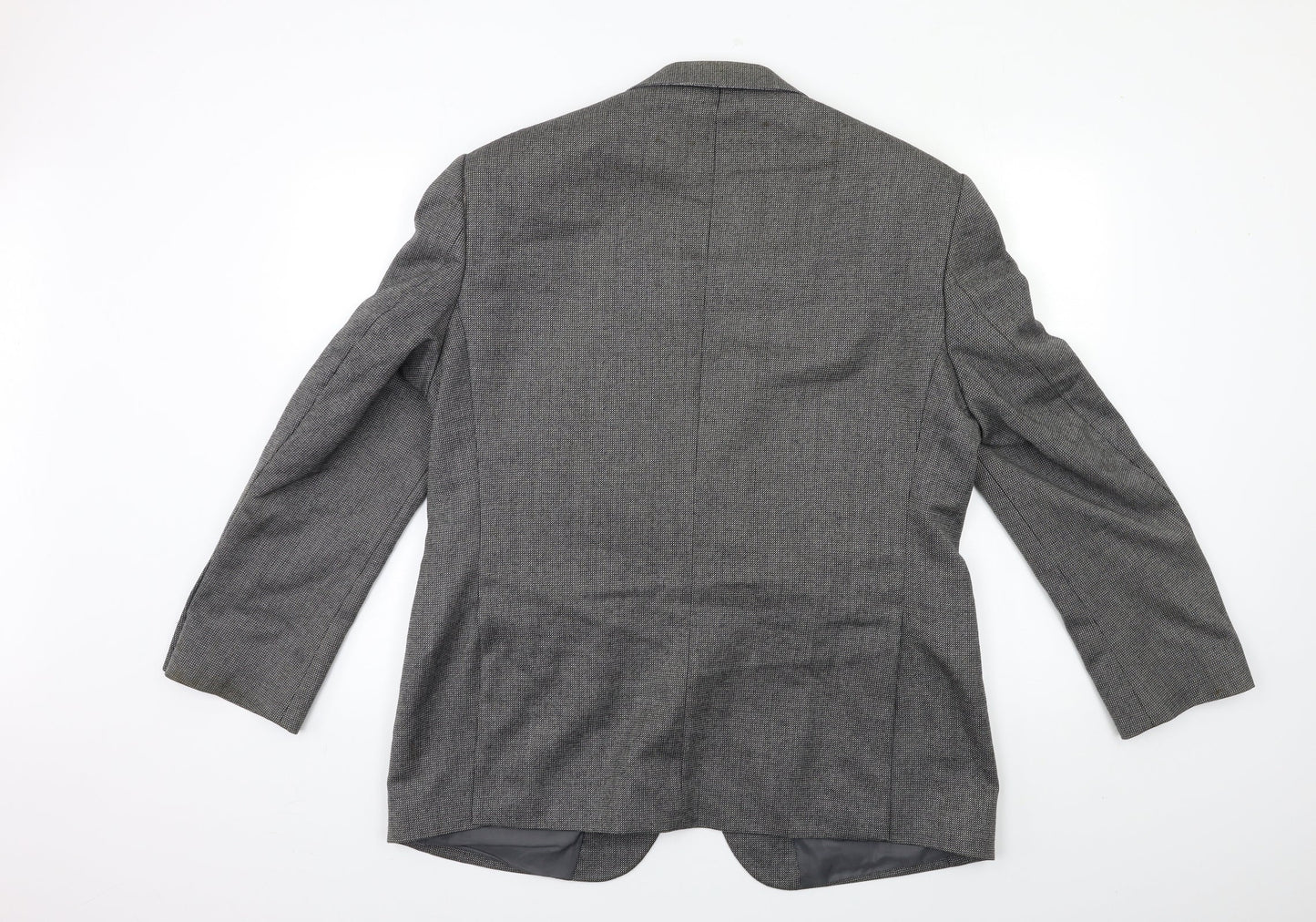 Mens UK Size 42 Impressions Regular Grey Suit Jacket