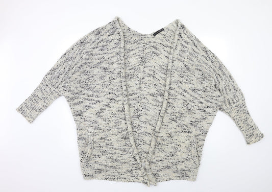 Primark Womens Grey  Knit Cardigan Jumper Size 14