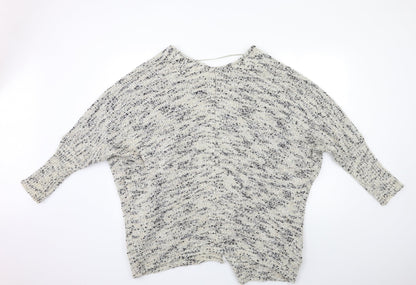 Primark Womens Grey  Knit Cardigan Jumper Size 14