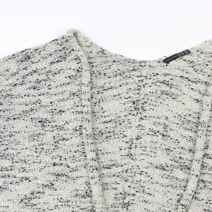 Primark Womens Grey  Knit Cardigan Jumper Size 14