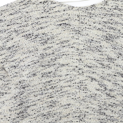 Primark Womens Grey  Knit Cardigan Jumper Size 14