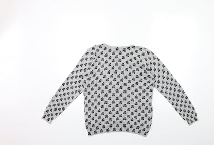Womens UK Size 12 Marks and Spencer Green Pullover Jumper