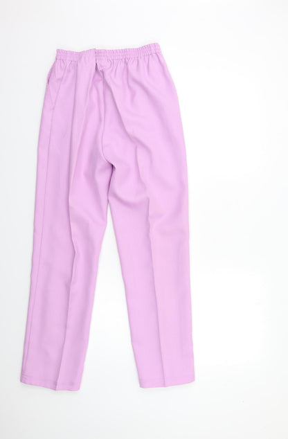 Womens UK Size 10 Damart Regular Fit  Purple Trousers