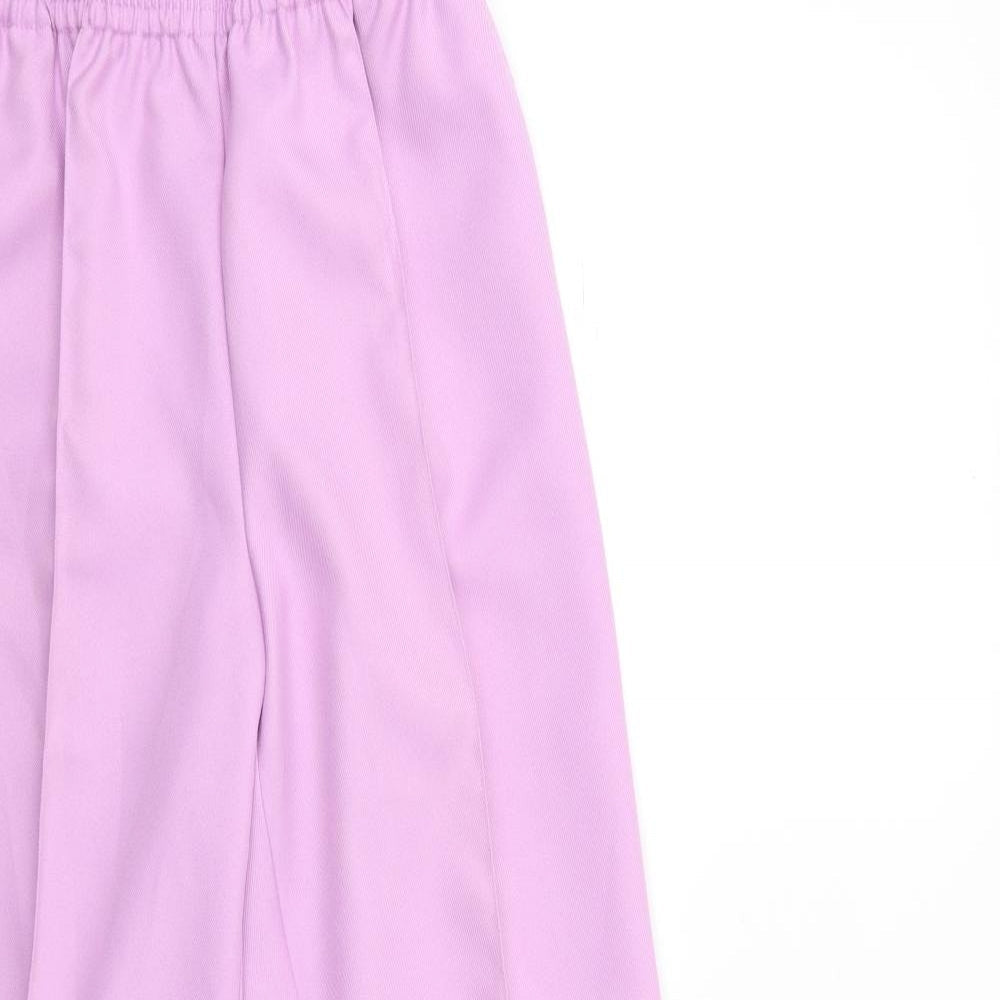Womens UK Size 10 Damart Regular Fit  Purple Trousers