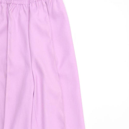 Womens UK Size 10 Damart Regular Fit  Purple Trousers