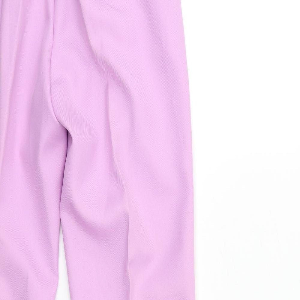 Womens UK Size 10 Damart Regular Fit  Purple Trousers