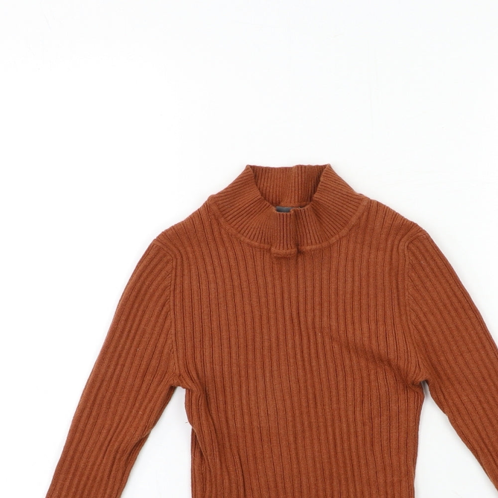 Primark Womens Brown  Knit Pullover Jumper Size 12