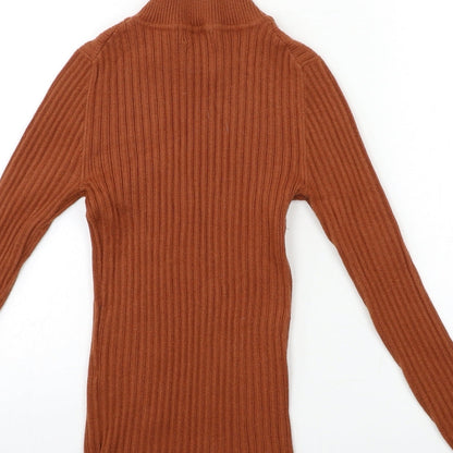 Primark Womens Brown  Knit Pullover Jumper Size 12