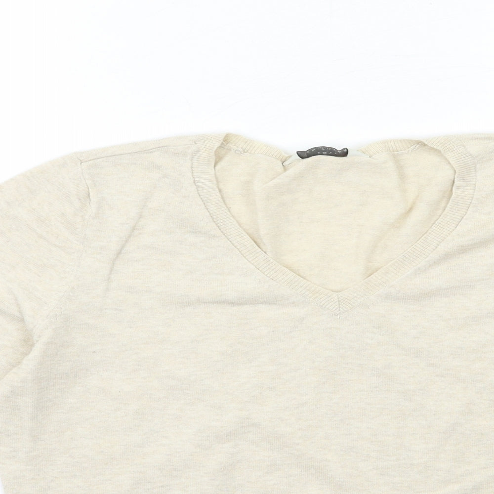 BHS Womens Beige  Knit Pullover Jumper Size 12