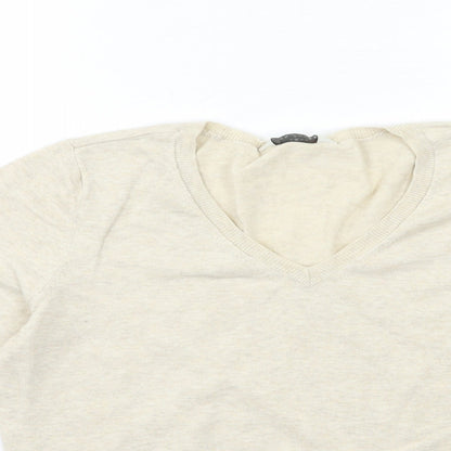 BHS Womens Beige  Knit Pullover Jumper Size 12