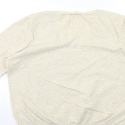 BHS Womens Beige  Knit Pullover Jumper Size 12