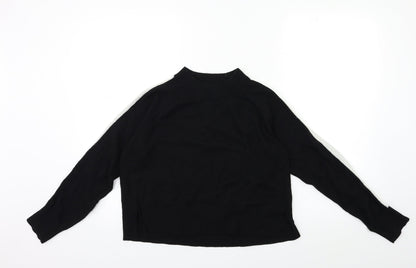 Jack Wills Womens Black  Knit Pullover Jumper Size 10