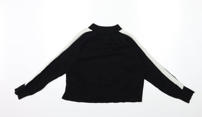 Jack Wills Womens Black  Knit Pullover Jumper Size 10