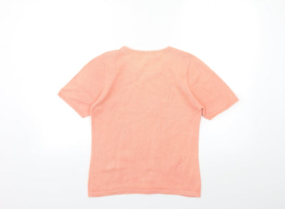 Autonomy Womens Pink  Knit Pullover Jumper Size 12