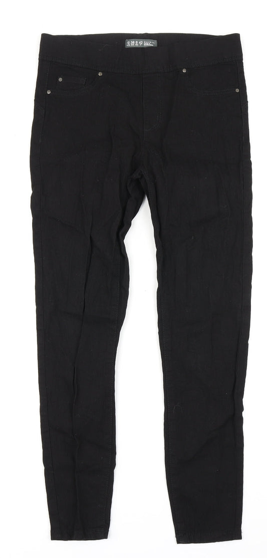 Denim Co Womens Black  Denim Jegging Jeans Size 10 L22 in